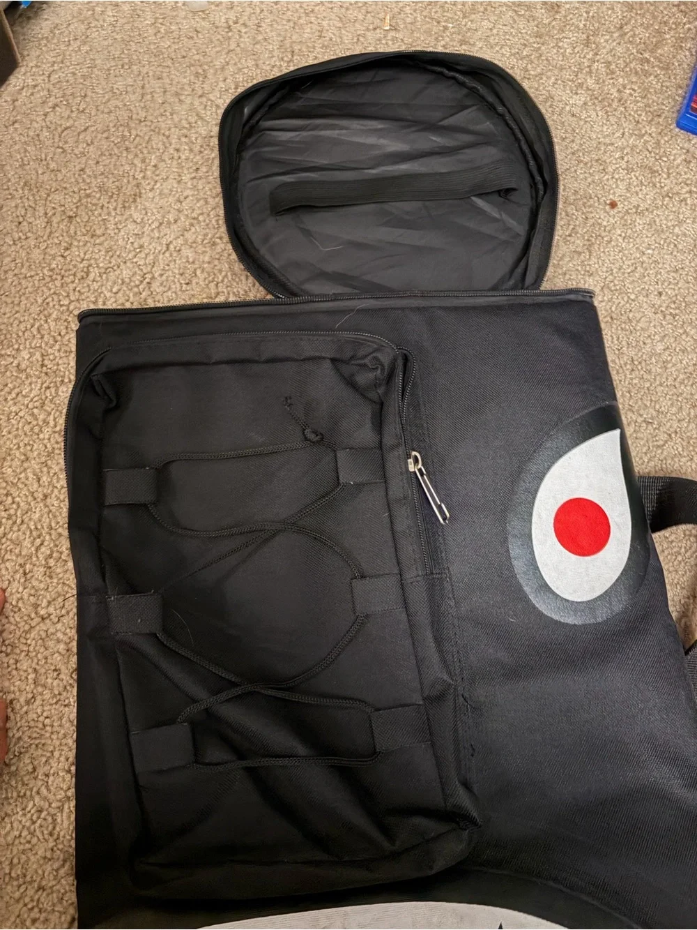 Spray ground duffel bag shark face